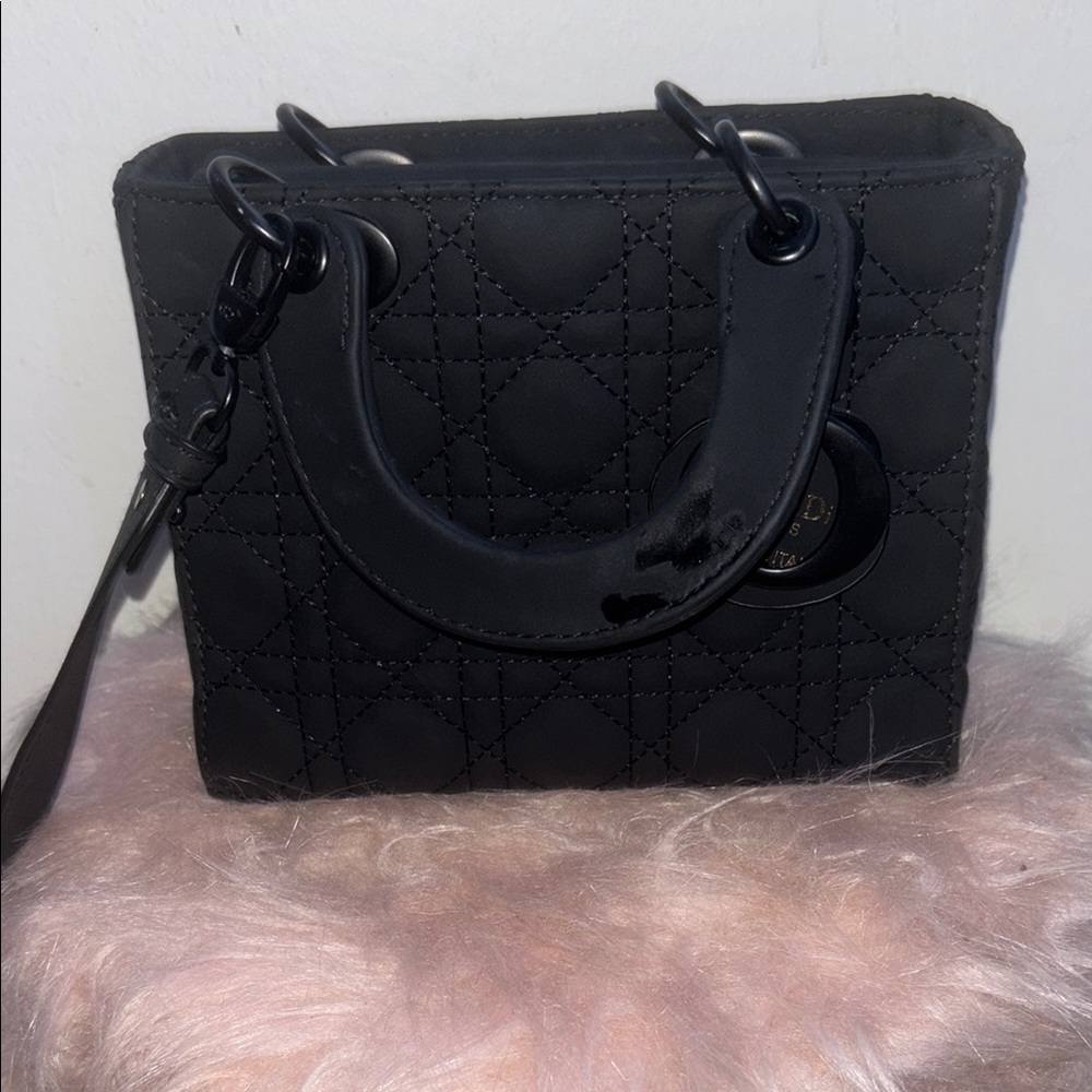 Black Quilted Handbag